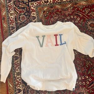 White VAIL Sweatshirt